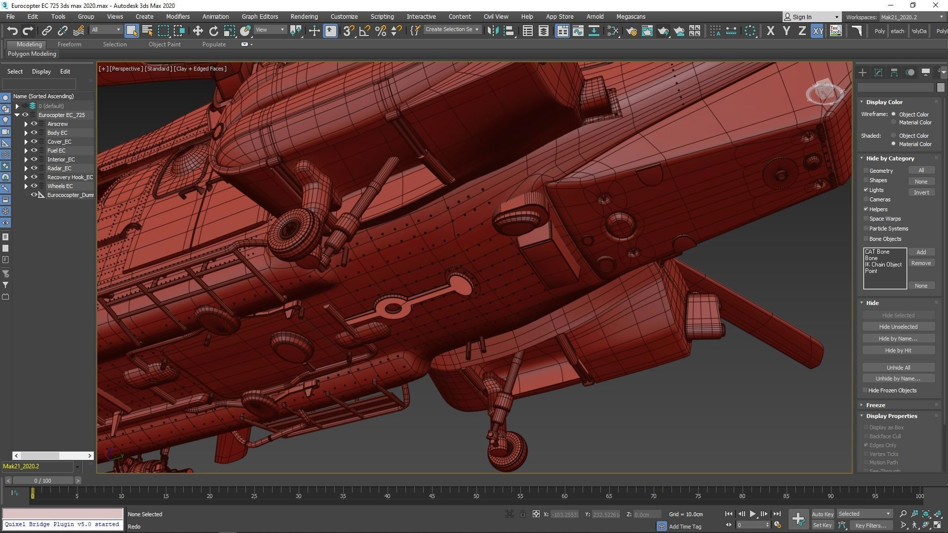 Eurocopter EC 725 High Detail 3ds max Vray 3D model_119