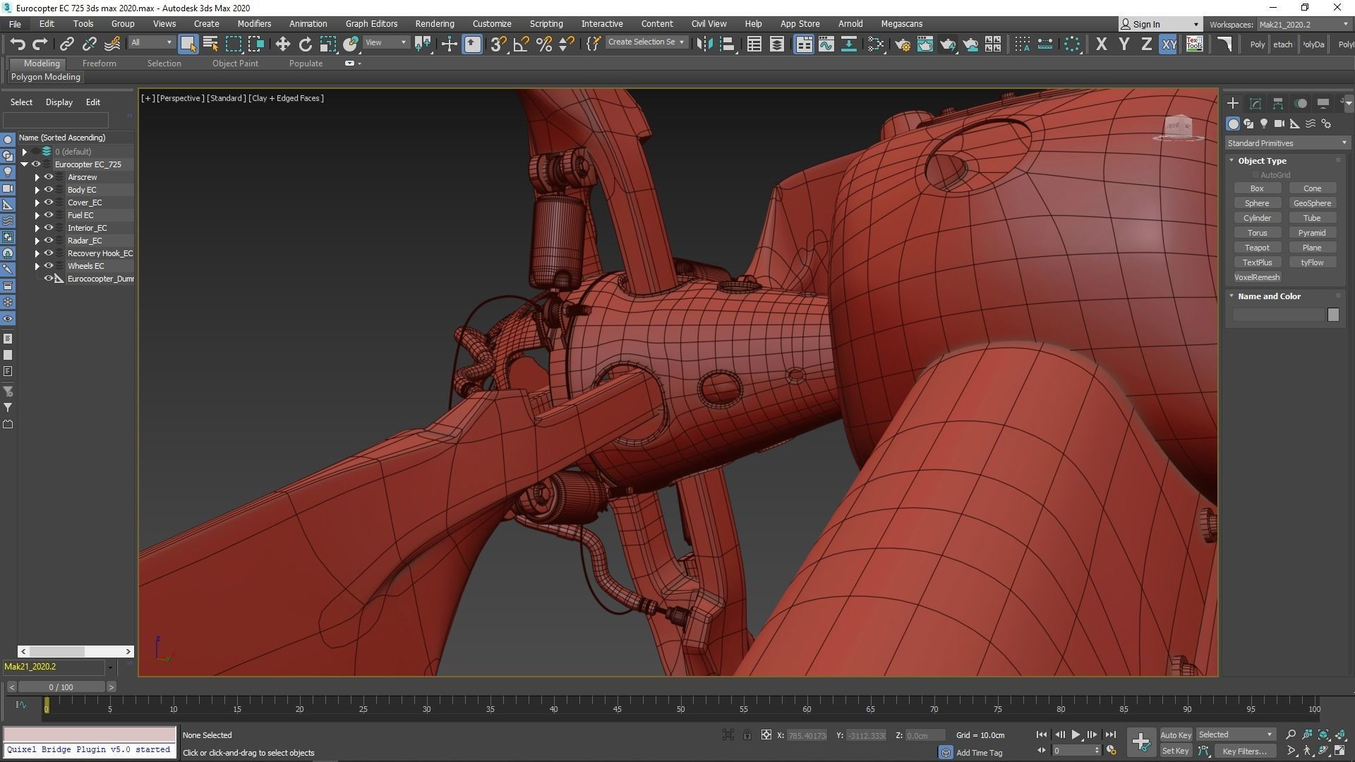 Eurocopter EC 725 High Detail 3ds max Vray 3D model_151