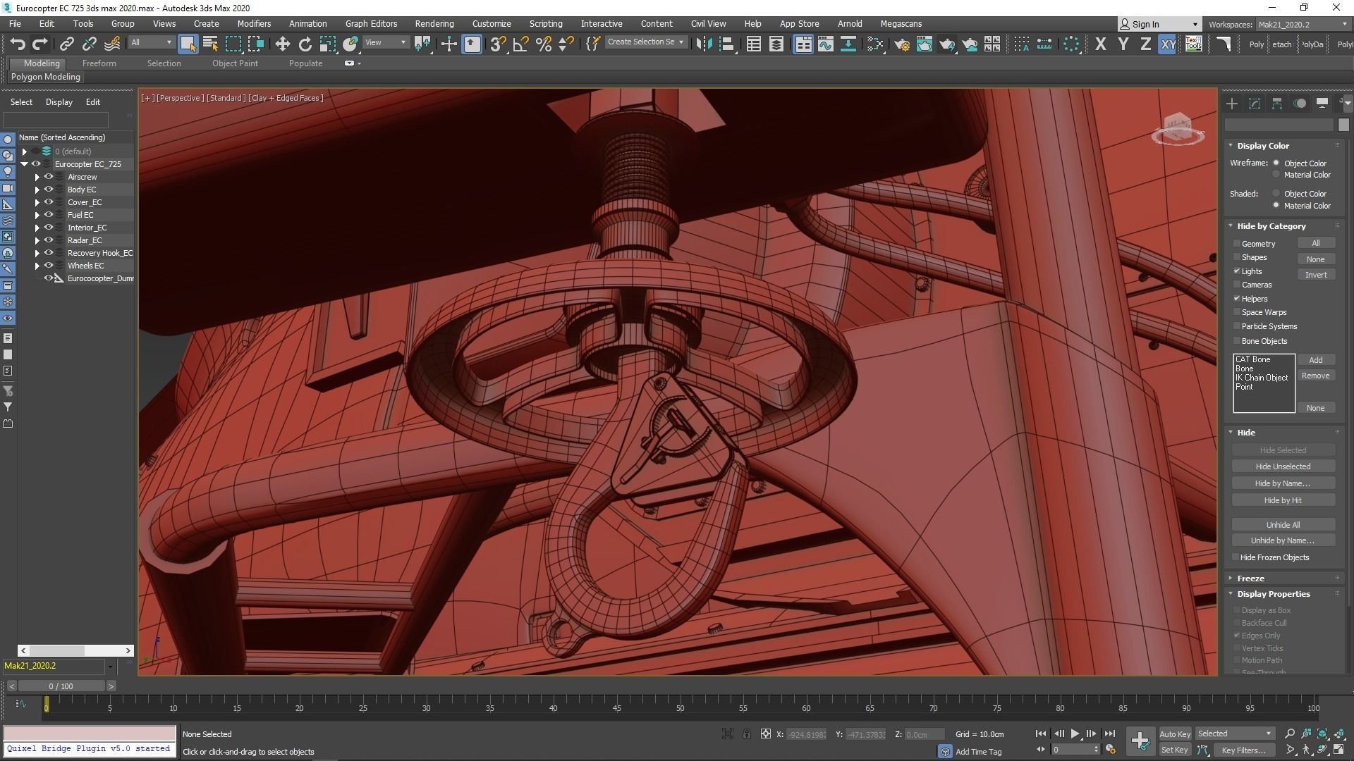 Eurocopter EC 725 High Detail 3ds max Vray 3D model_109