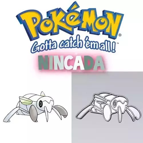 Amazing Pokemon Nincada Cookie Cutter Stamp Cake Decorating 