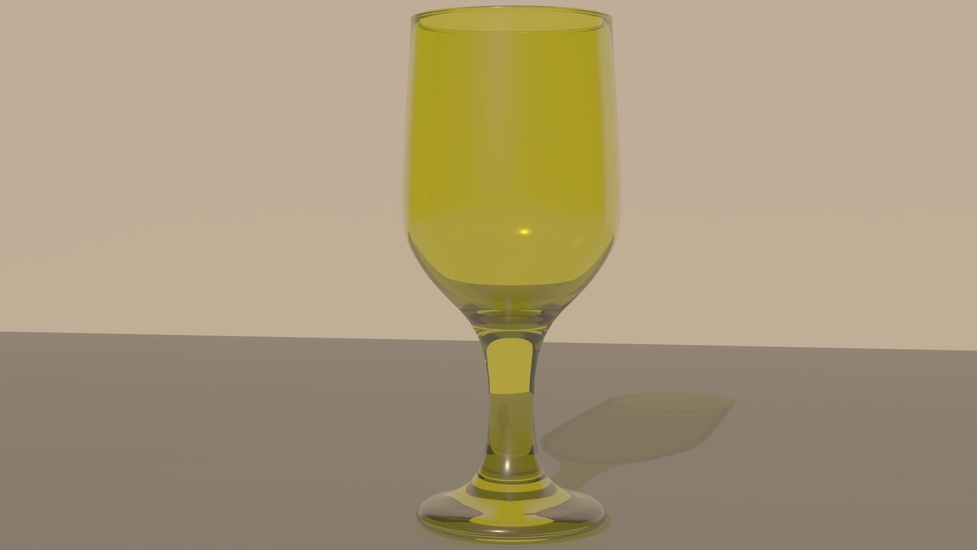 Glass wine Free 3D model_1