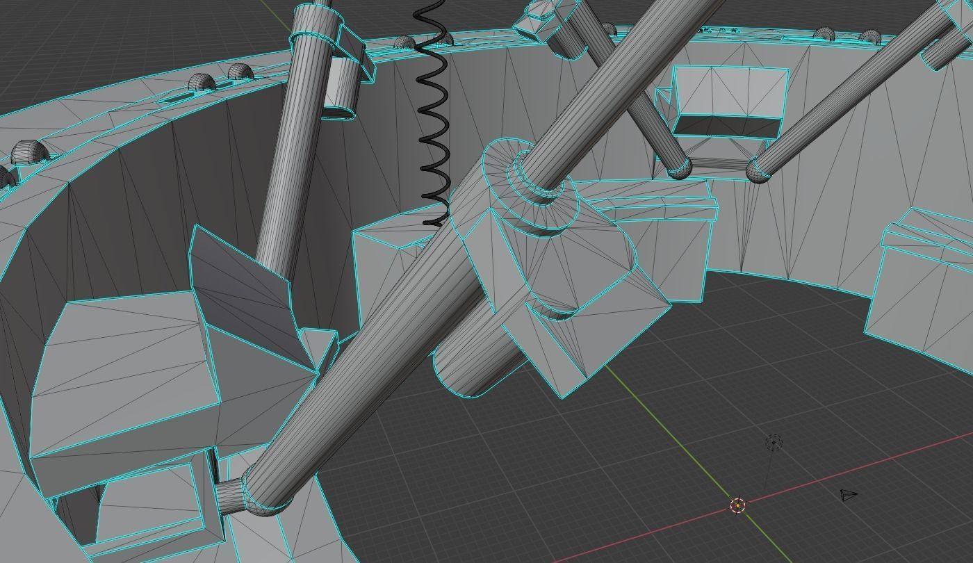 International docking system adepter simplified 3D model_7