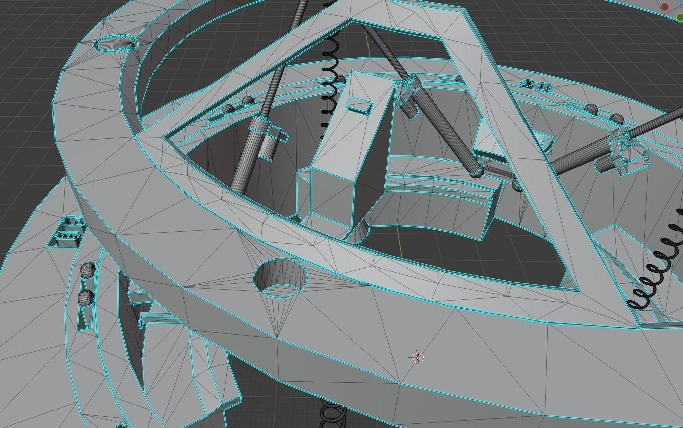 International docking system adepter simplified 3D model_8