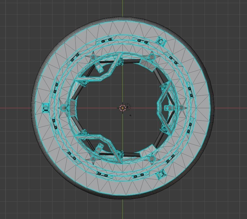 International docking system adepter simplified 3D model_6