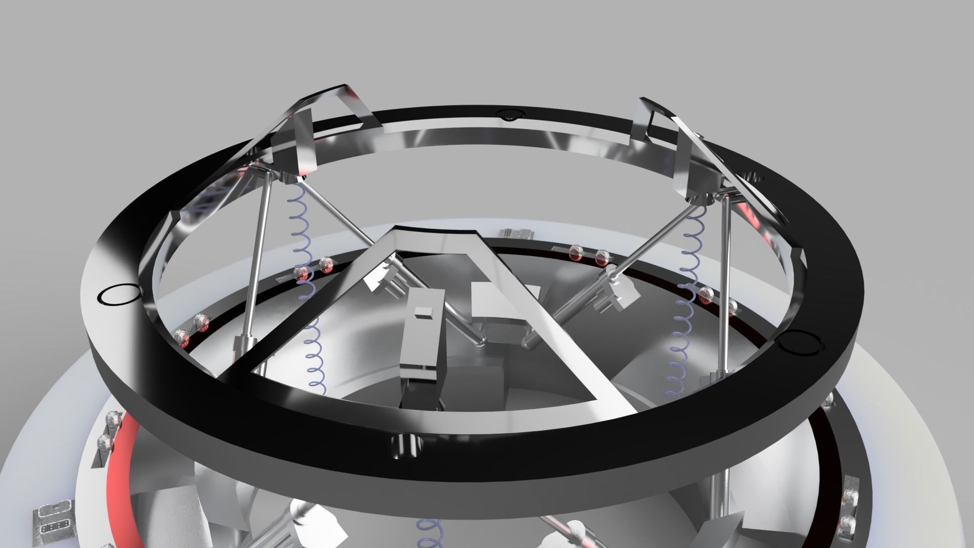 International docking system adepter simplified 3D model_1