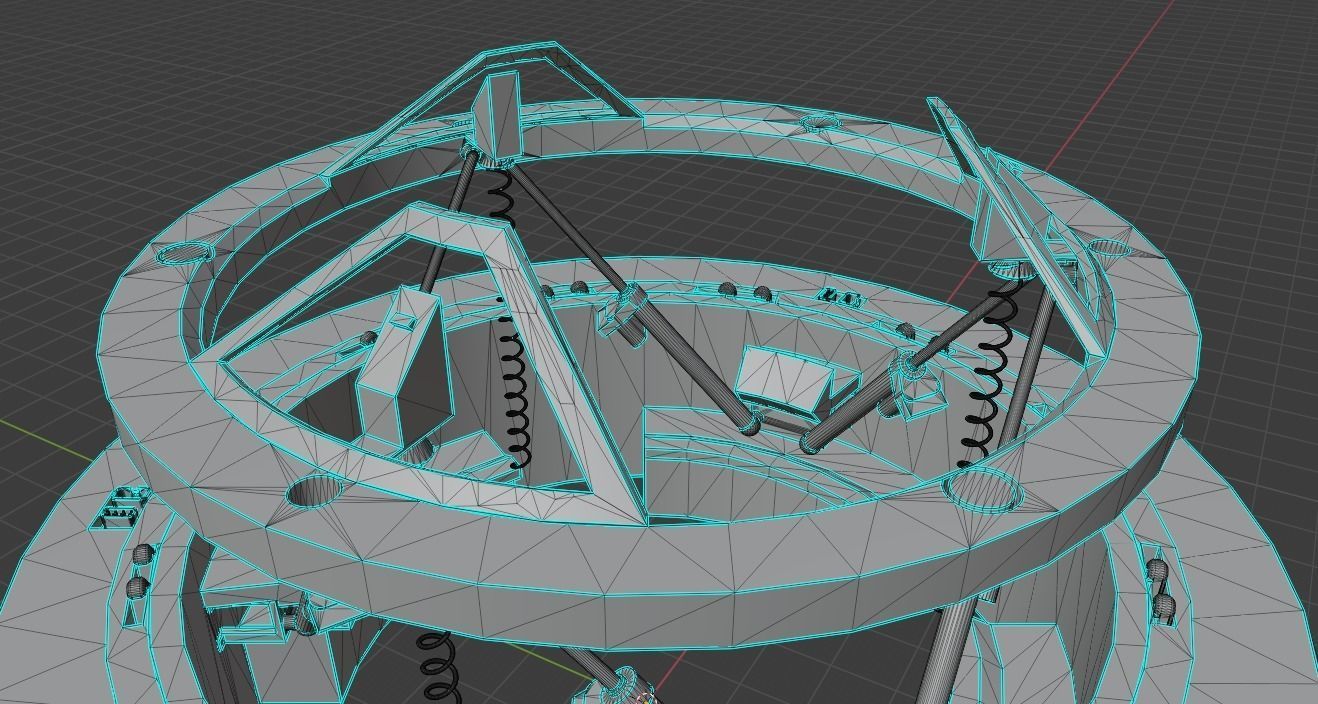 International docking system adepter simplified 3D model_11