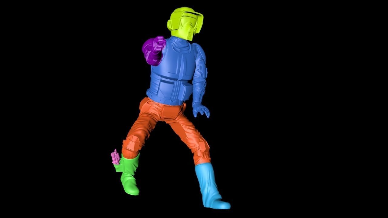 Mandalorian - Speeder bike with Yoda 3D print model_21