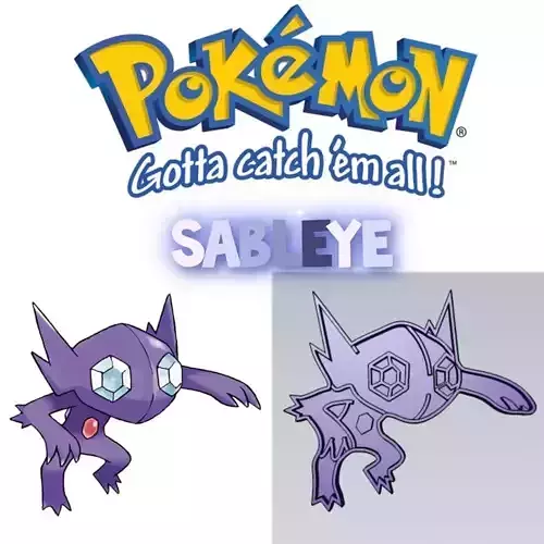 Amazing Pokemon Sableye Cookie Cutter Stamp Cake Decorating 