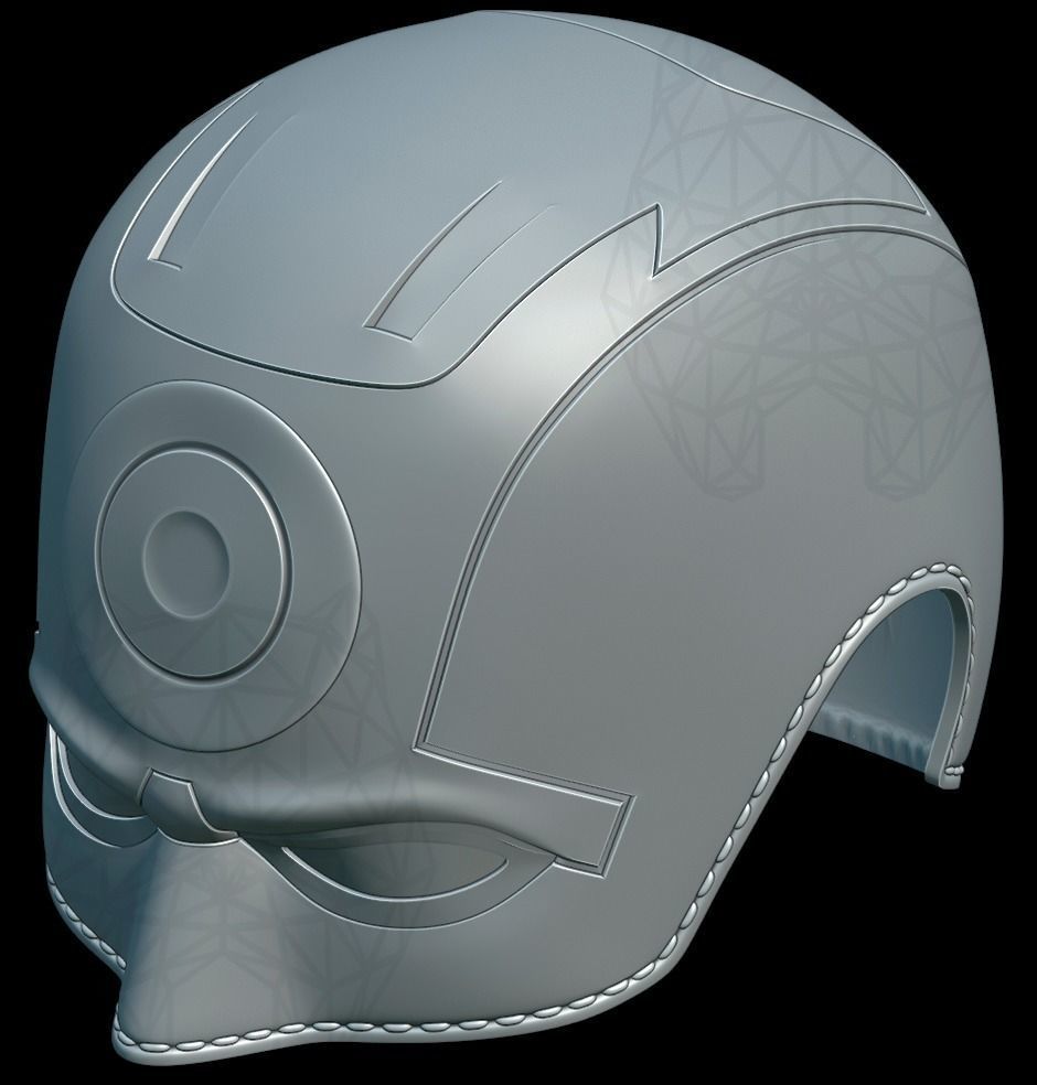 Bullseye Concept Helmet  3D print model_3