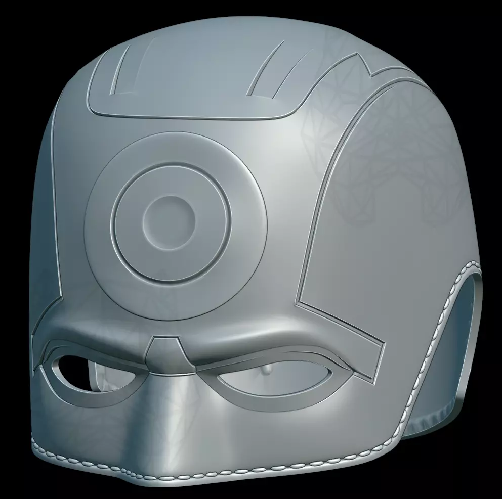 Bullseye Concept Helmet  3D print model_0