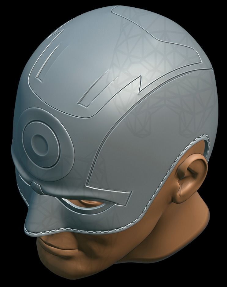 Bullseye Concept Helmet  3D print model_11