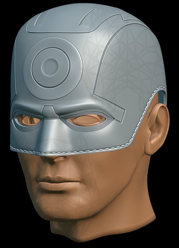 Bullseye Concept Helmet  3D print model_6