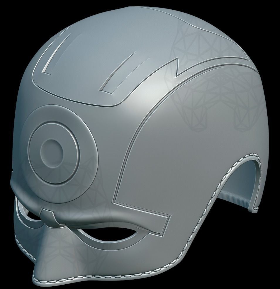 Bullseye Concept Helmet  3D print model_2