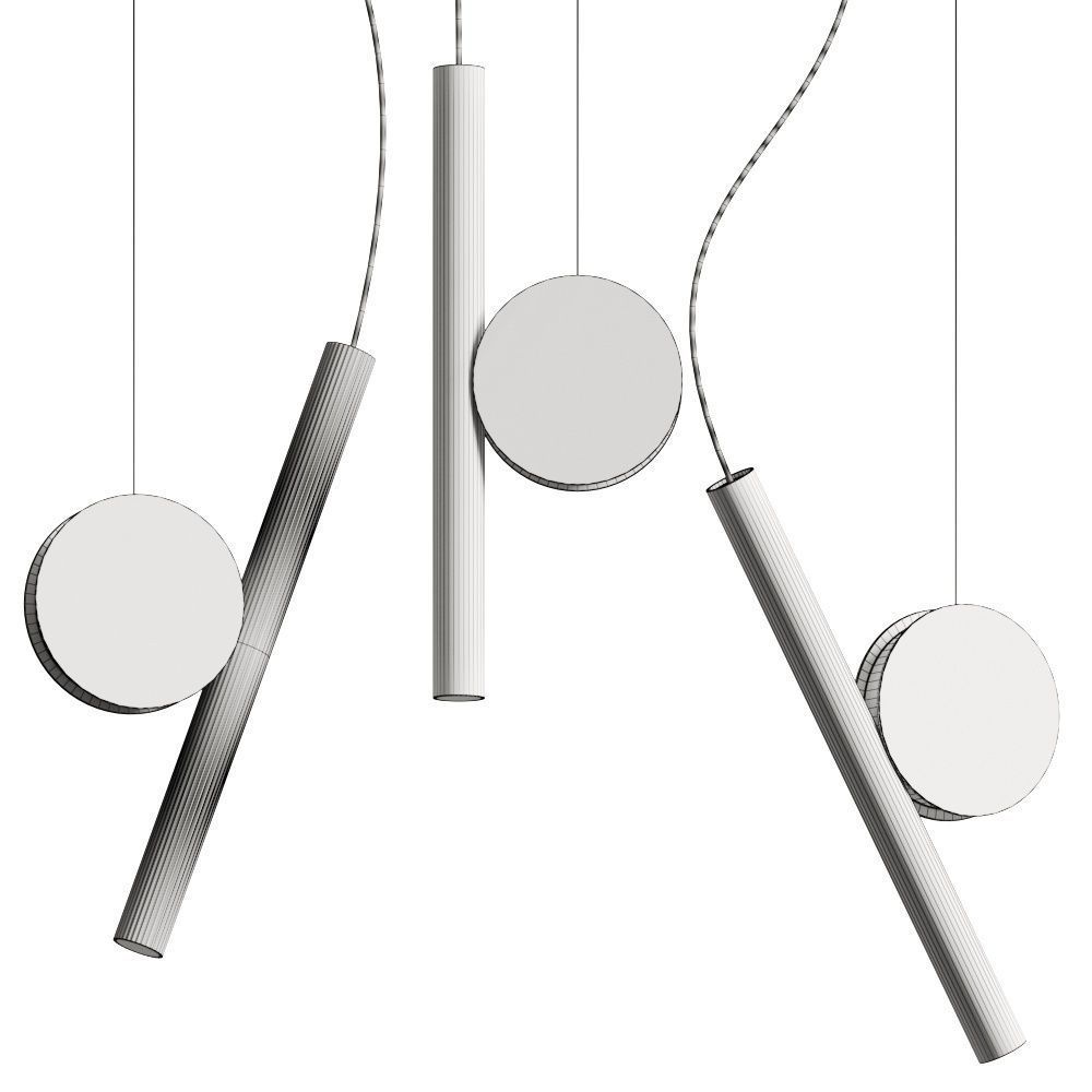 Luceplan Doi Pendant Lamp 3D model_3