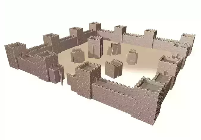 Modular Medieval Fortress Constructor