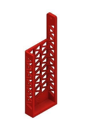 Router support holder 3D print model_1