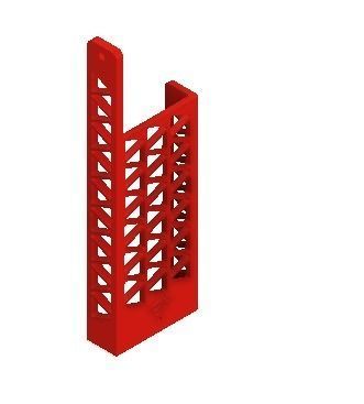 Router support holder 3D print model_3