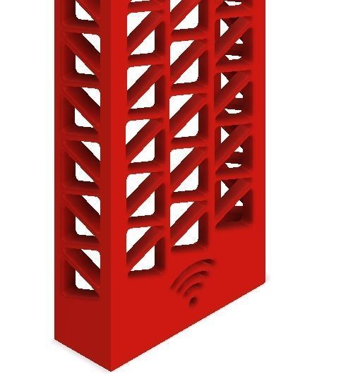 Router support holder 3D print model_4