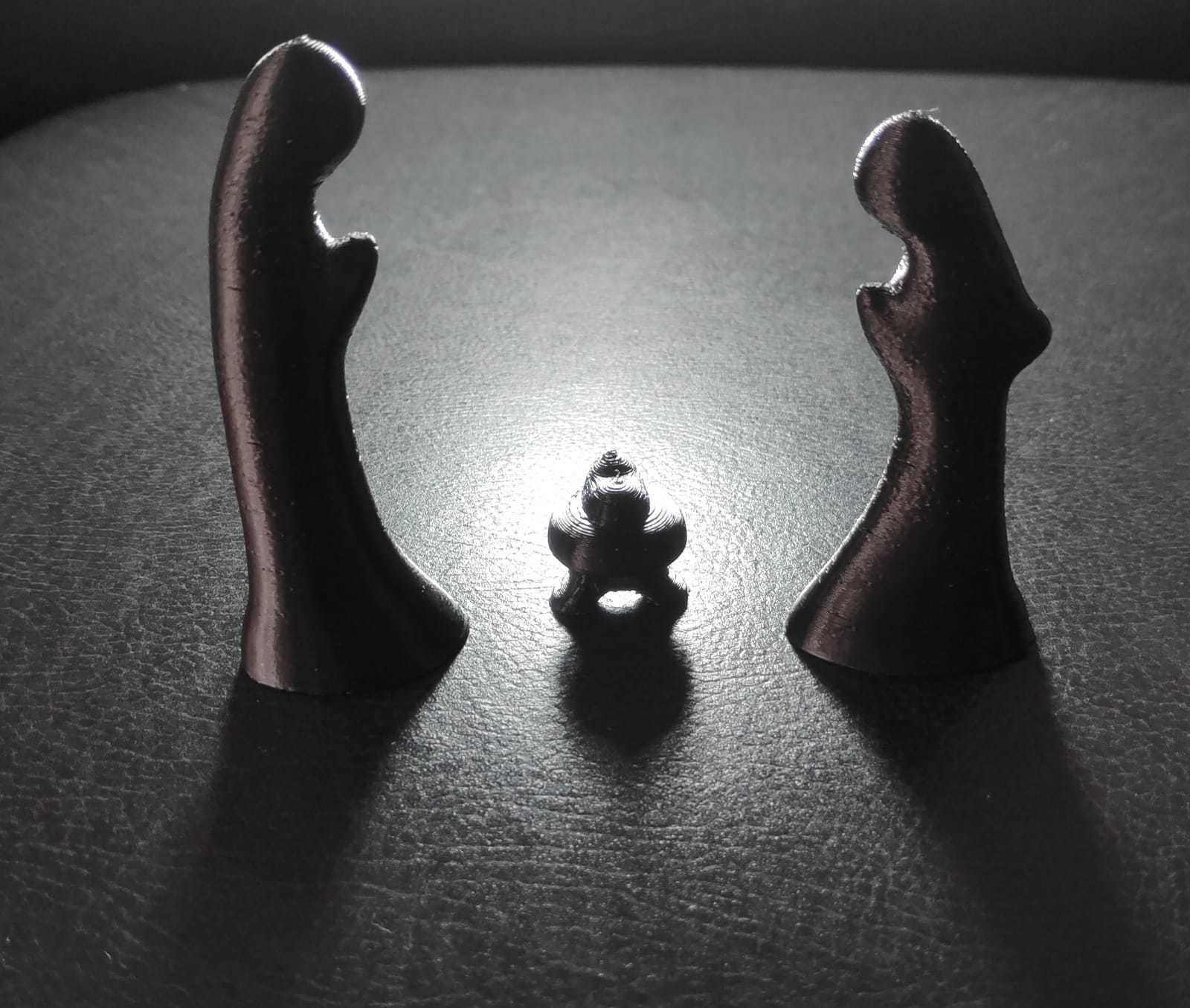 Holy Nativity Silhouette 3D print model_11