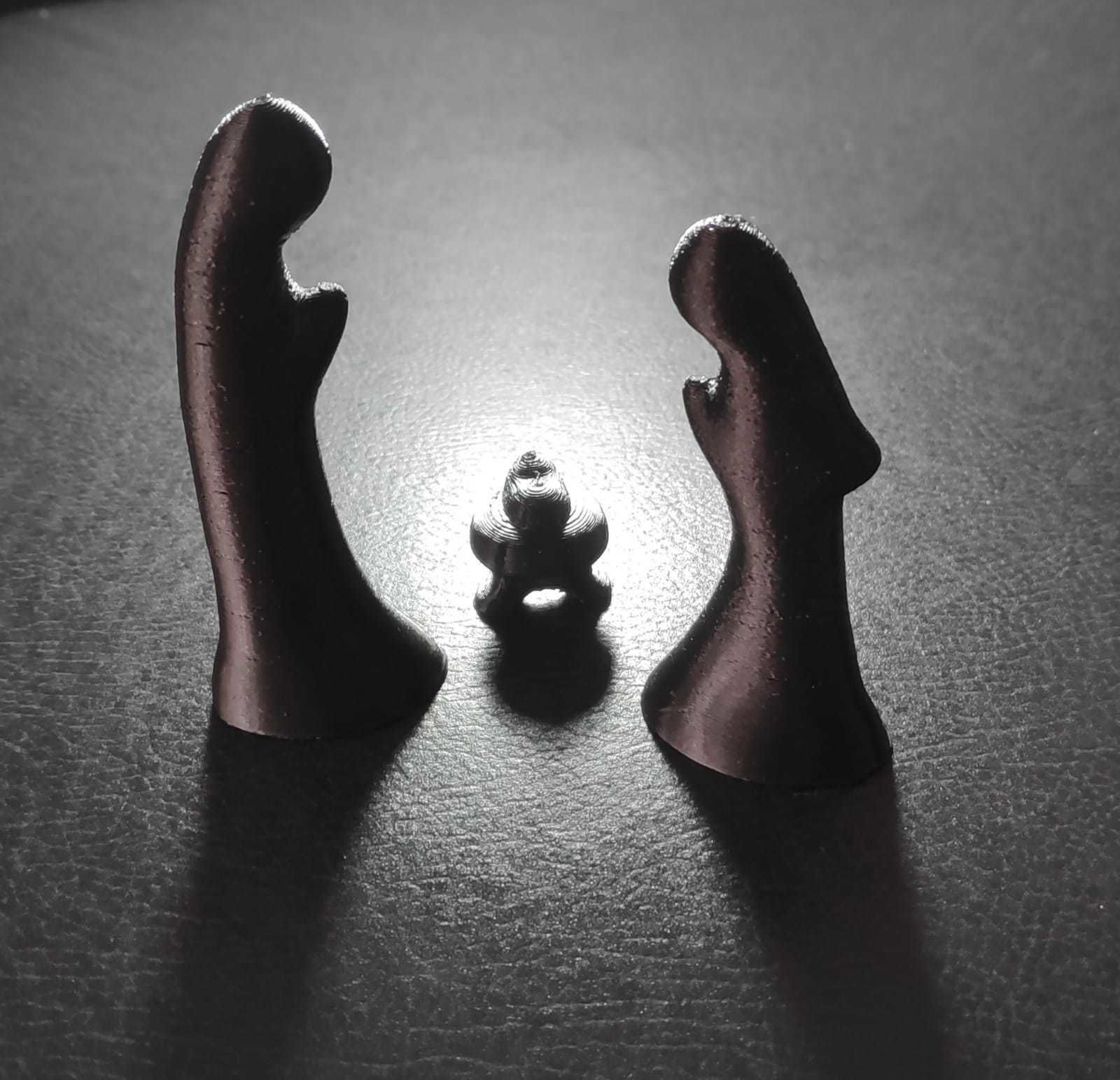 Holy Nativity Silhouette 3D print model_6