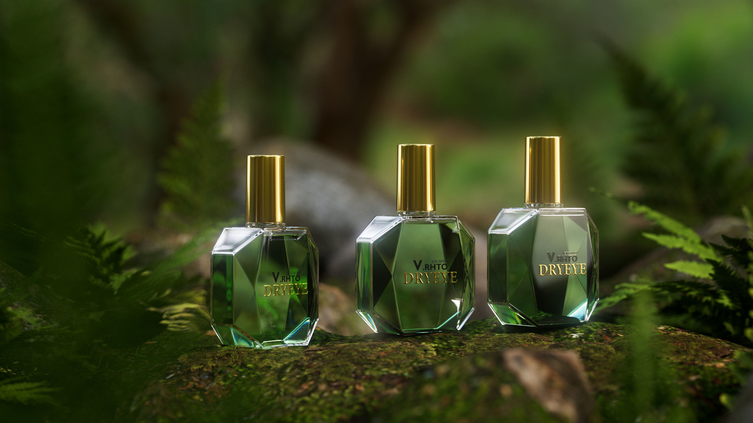 Project file Cinema 4D and Redshift - Eye Drops 3D model_4