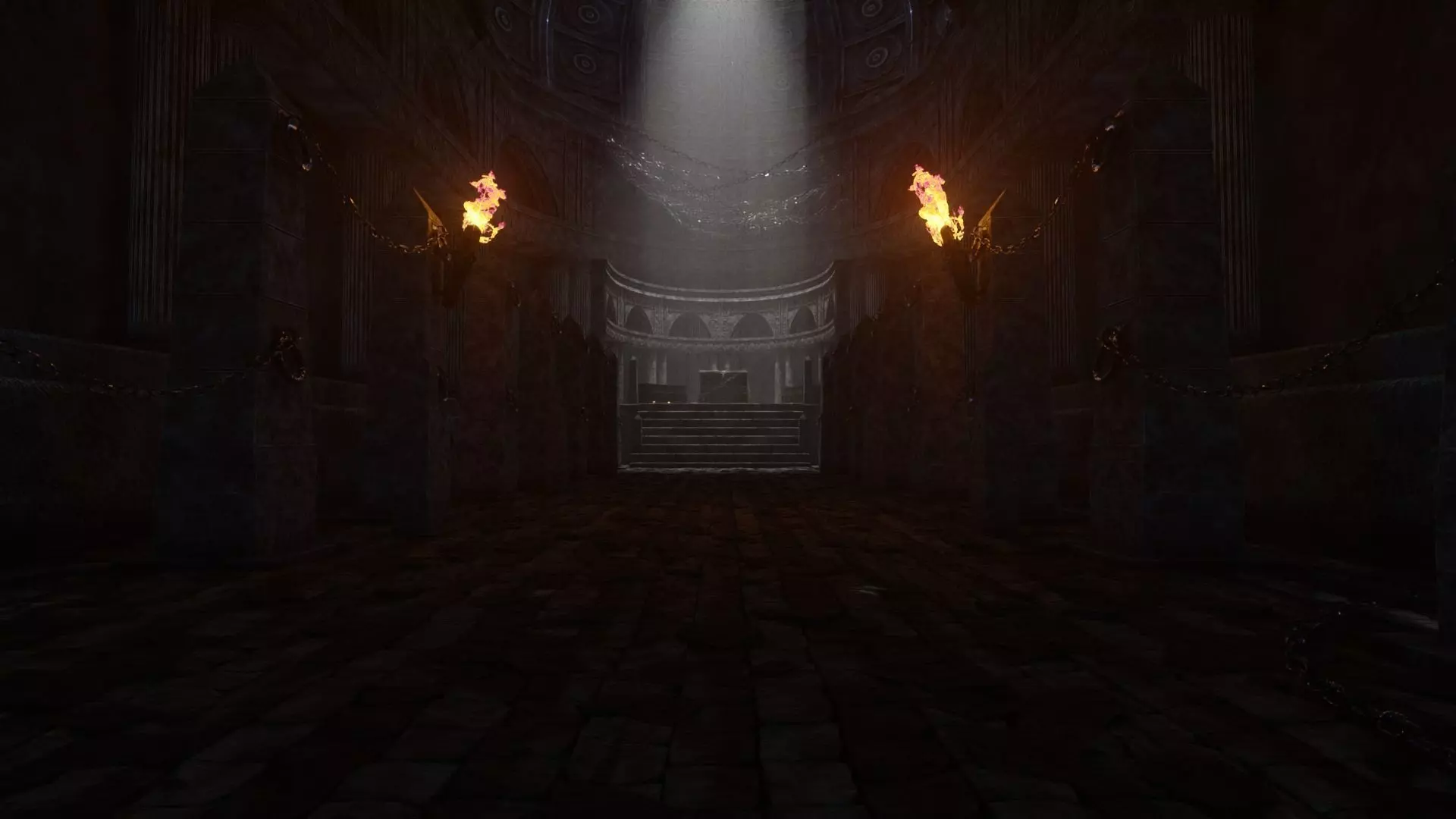 Lost Treasure Scene 3D model_0