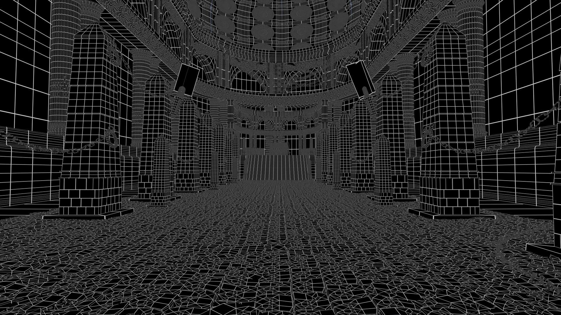 Lost Treasure Scene 3D model_10