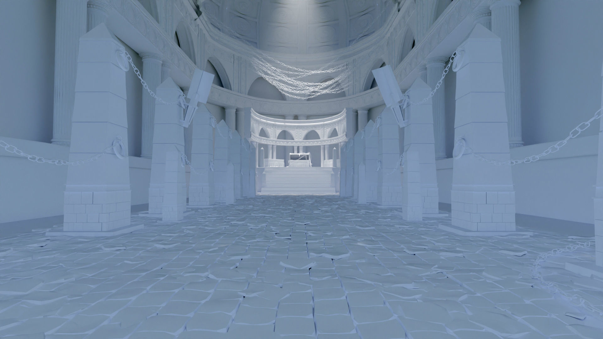 Lost Treasure Scene 3D model_9