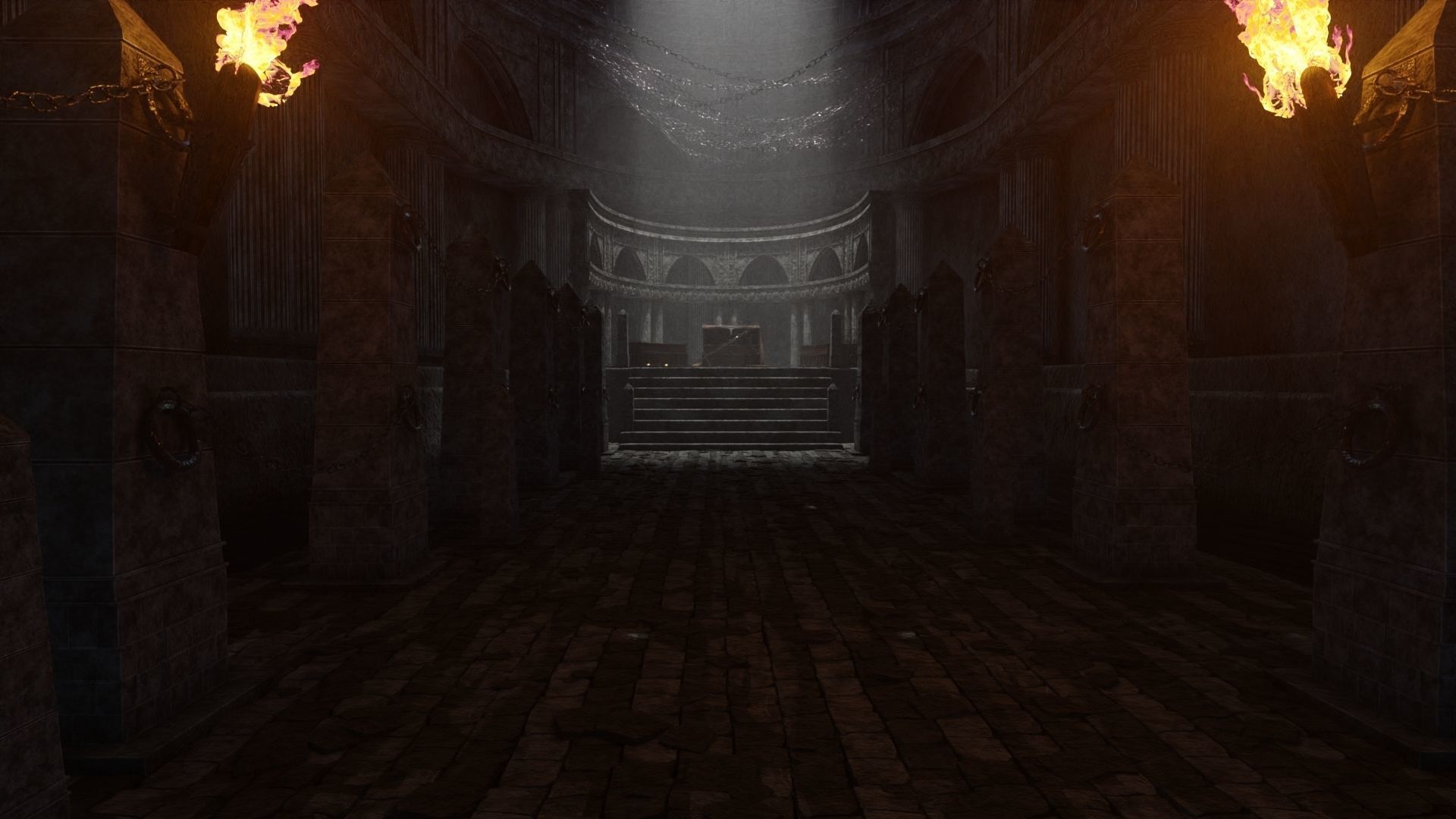 Lost Treasure Scene 3D model_3