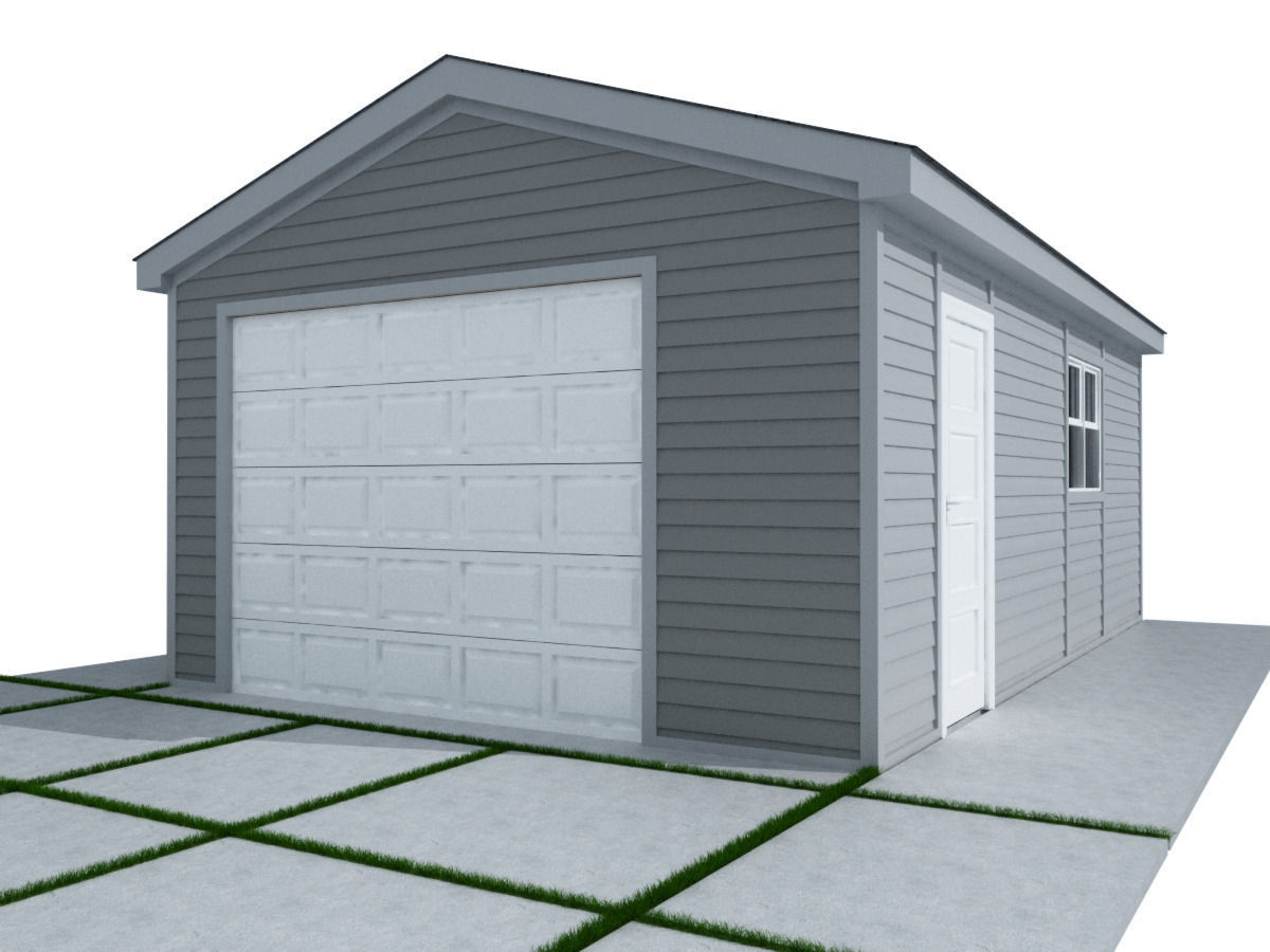Garage 3D model_2