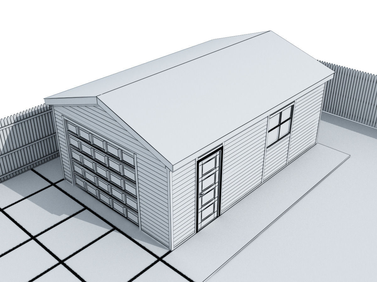 Garage 3D model_5