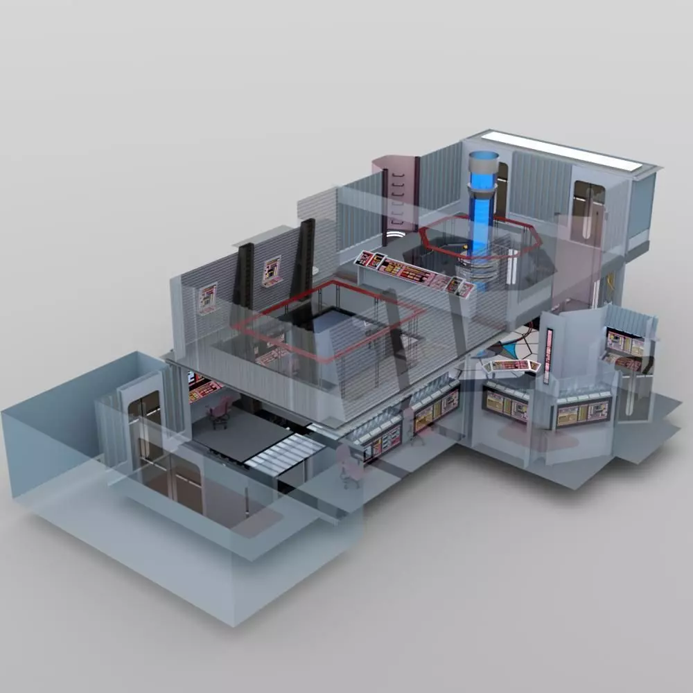 Starship Engineering Room 3 for DAZ Studio 3D model