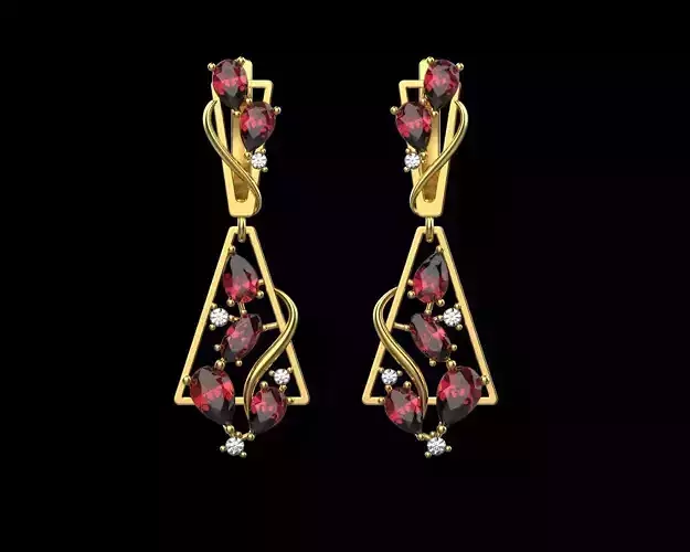 Earrings  010 3D print model