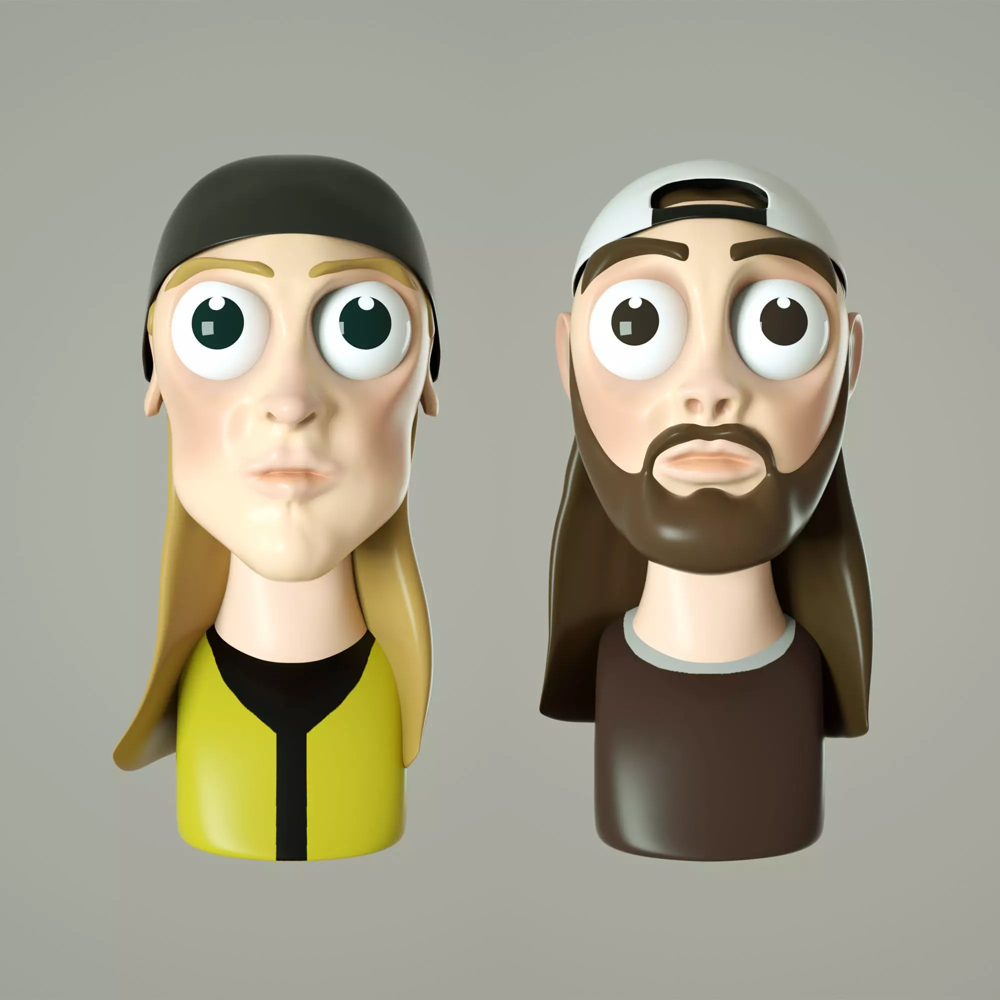 Jay and Silent Bob 3D model_0