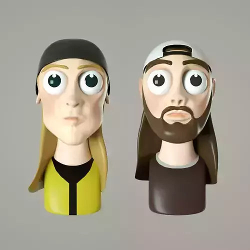 Jay and Silent Bob 3D model