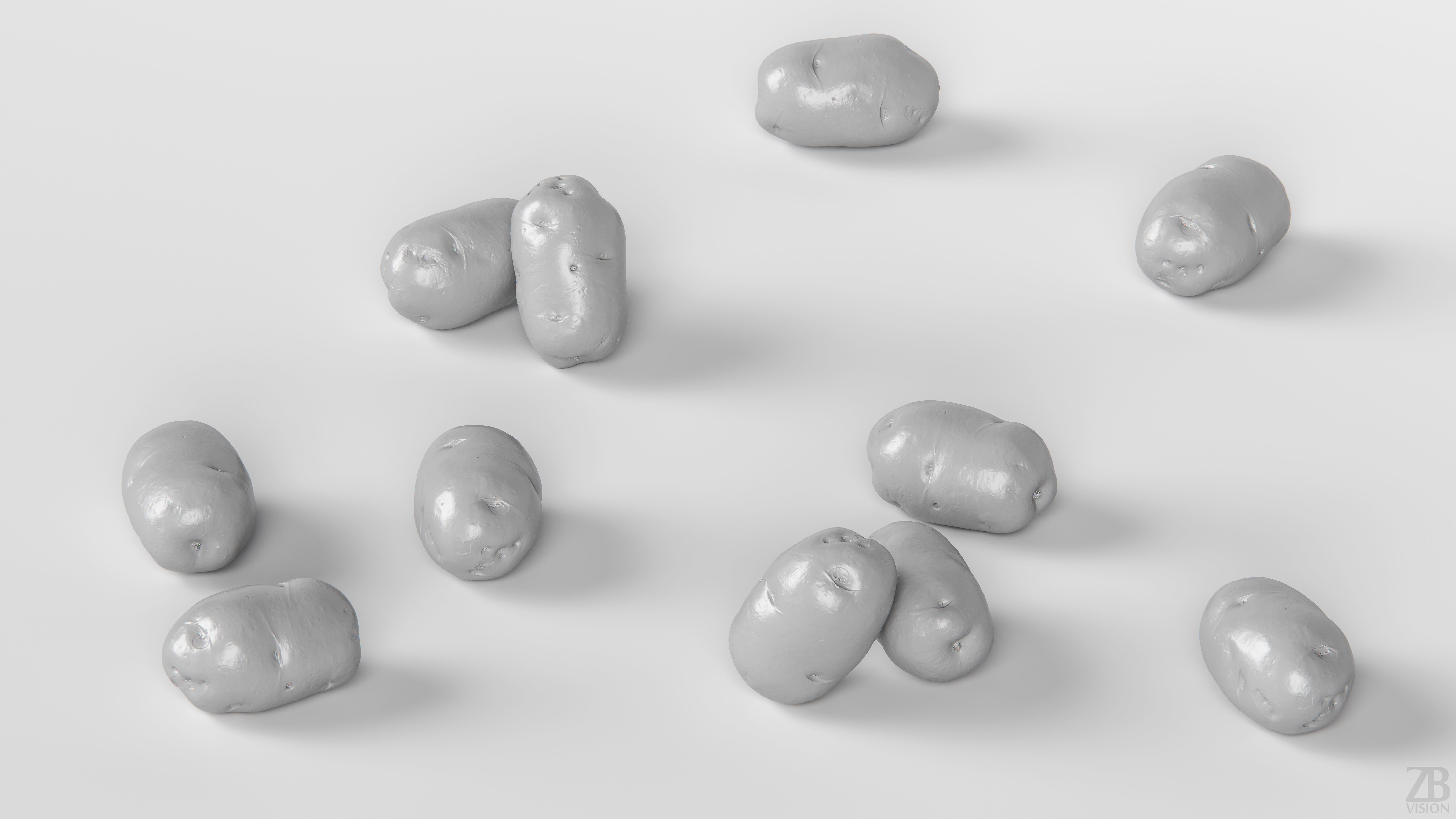 Potato 3D model_3