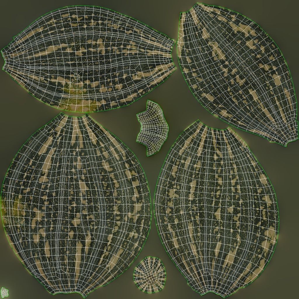 Photoscanned Kent Pumpkin Low-poly 3D model_13