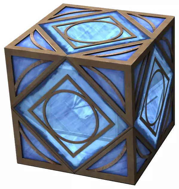 Holocron Jedi Inspired 3D print model_0