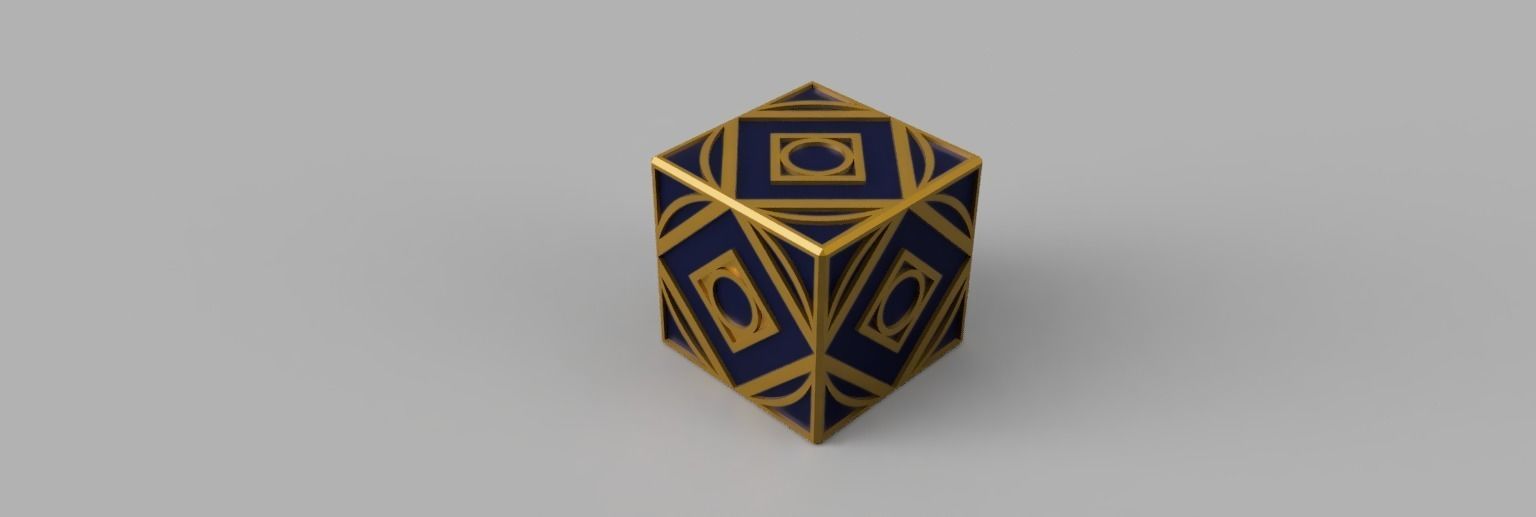 Holocron Jedi Inspired 3D print model_1