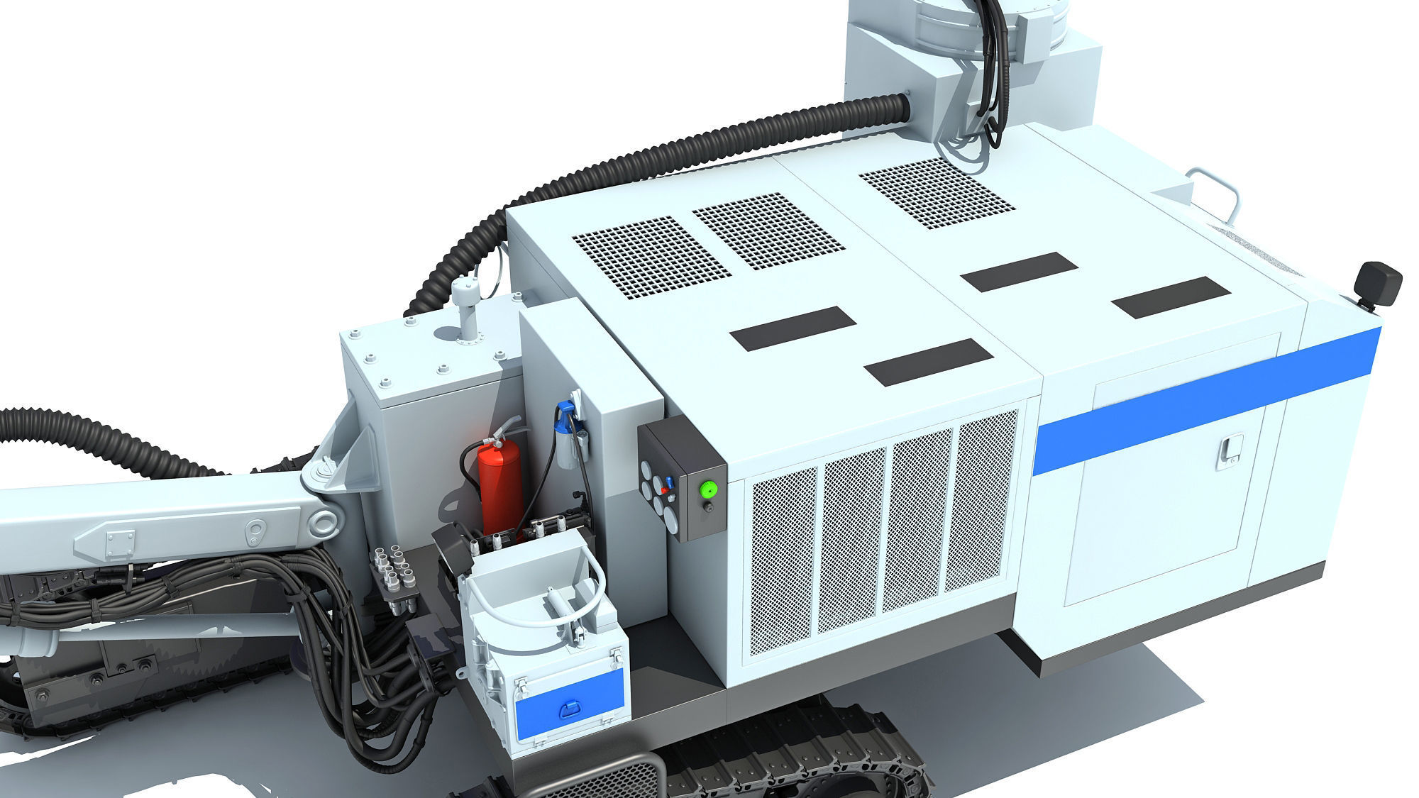 Rock Drilling Rig 3D model_19