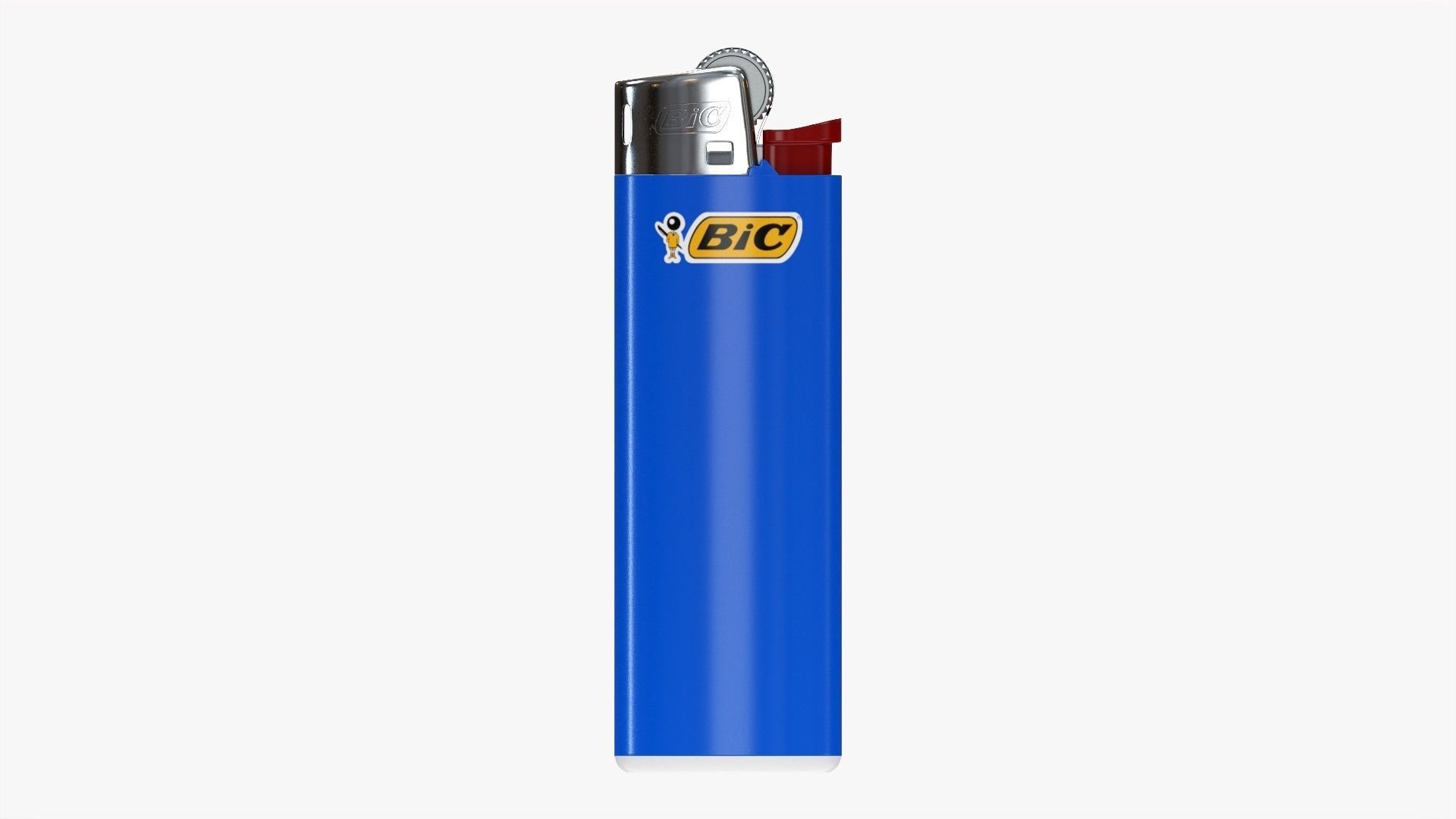 BIC classic lighter 3D model_8