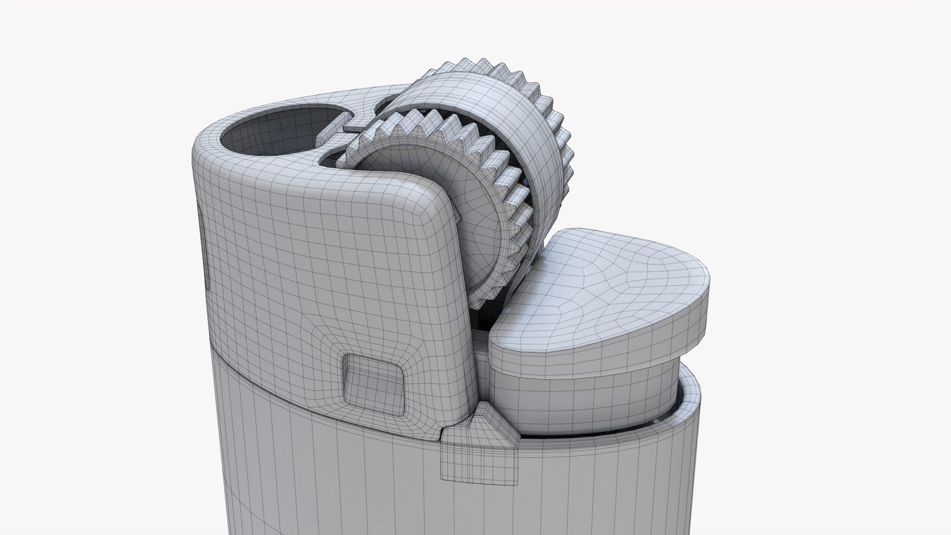 BIC classic lighter 3D model_14