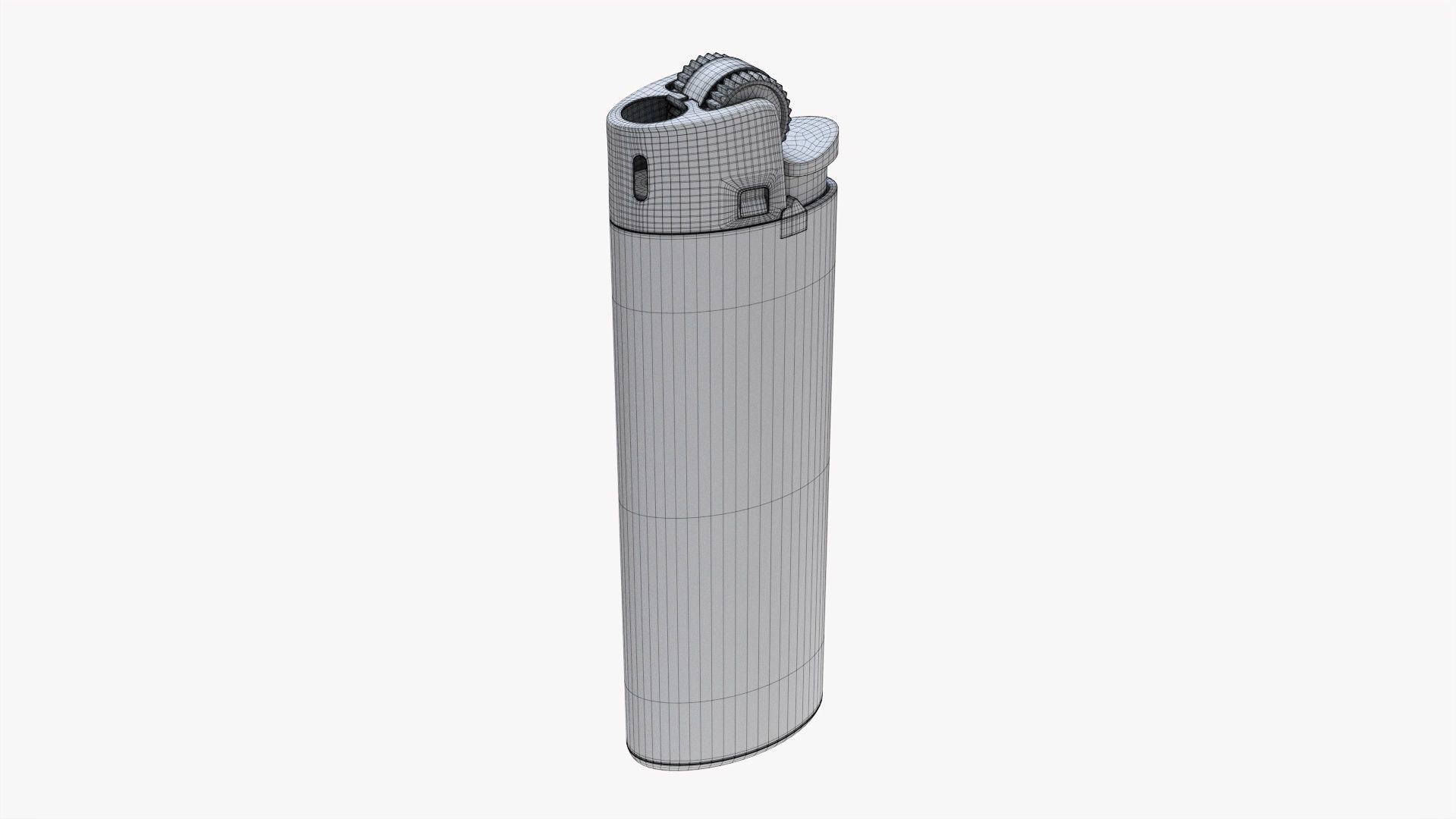 BIC classic lighter 3D model_12