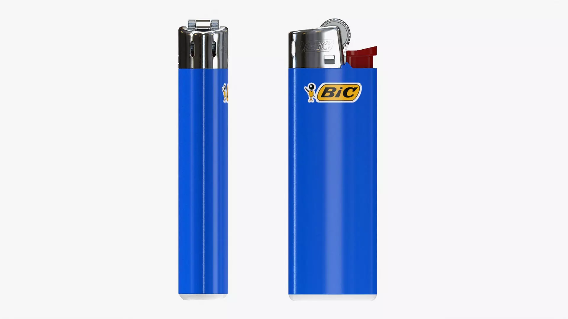BIC classic lighter 3D model_0