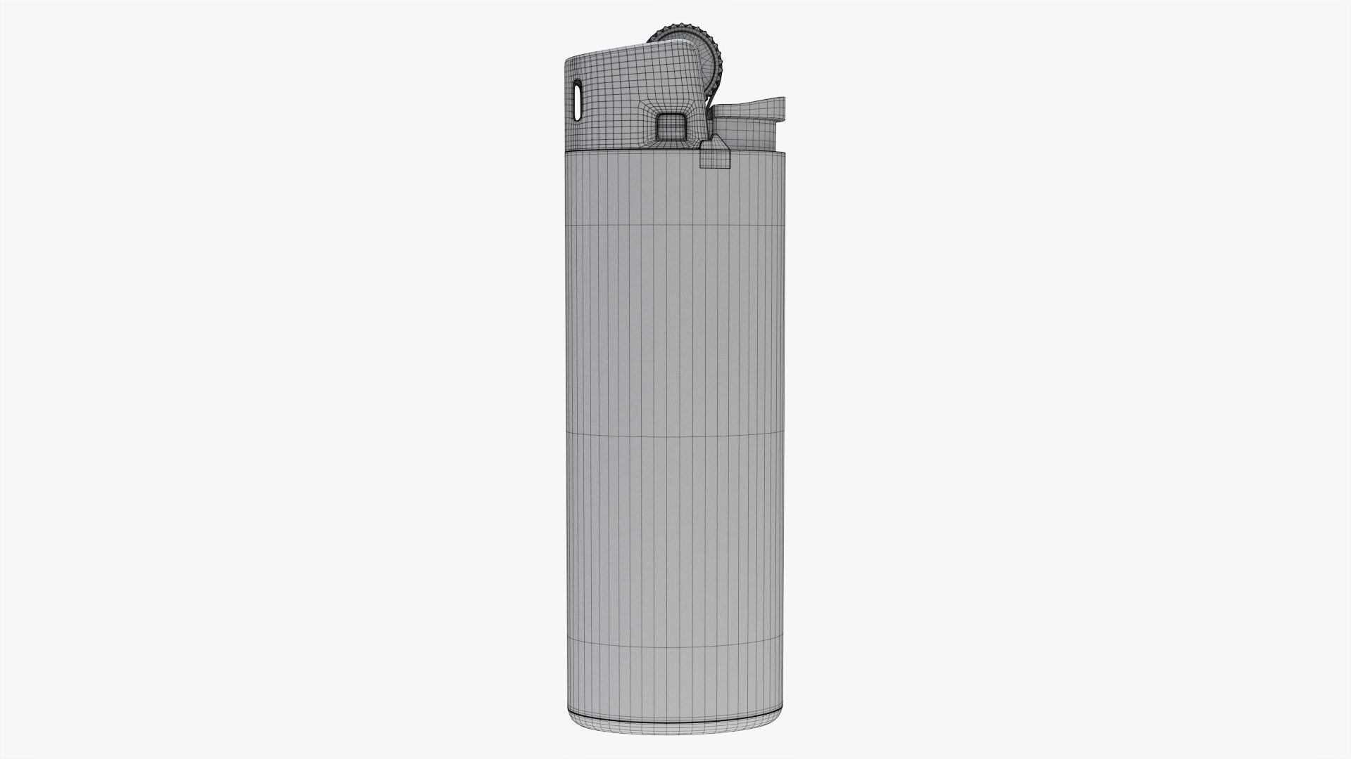 BIC classic lighter 3D model_11