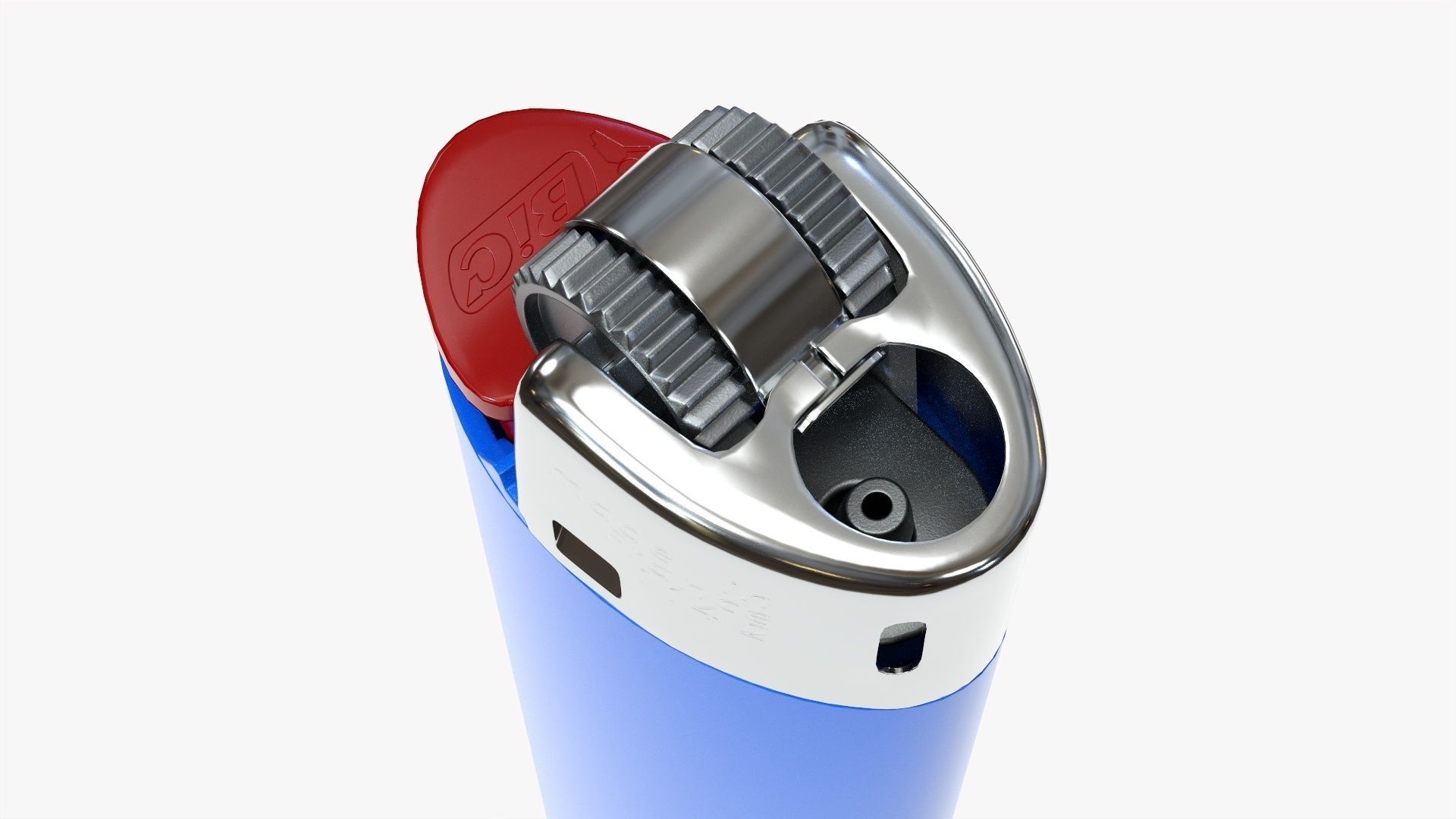 BIC classic lighter 3D model_6
