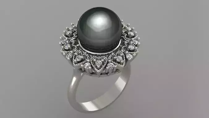 pearl women ring