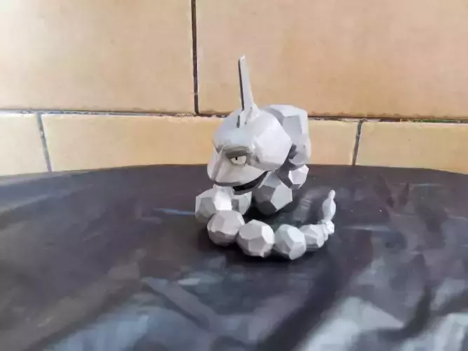 Pokemon onix 3d model 10cm