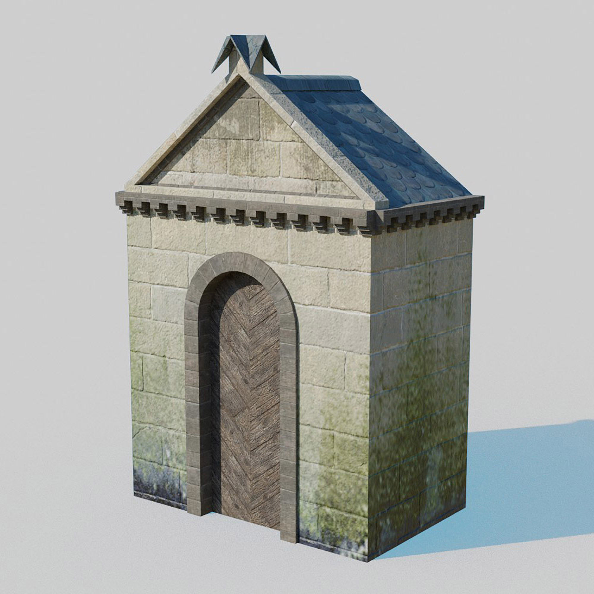 Castle Kit Bash Low-poly 3D model_13