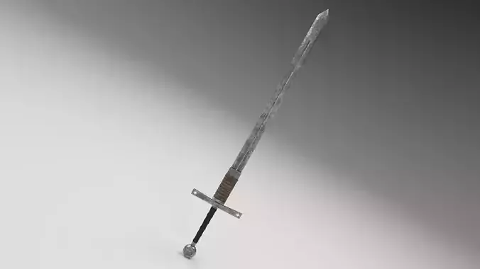 Medieval two-handed sword